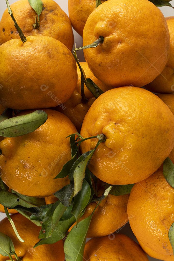 Padrão de Fundo Pokan Tangerina Frutas Imagem JPG