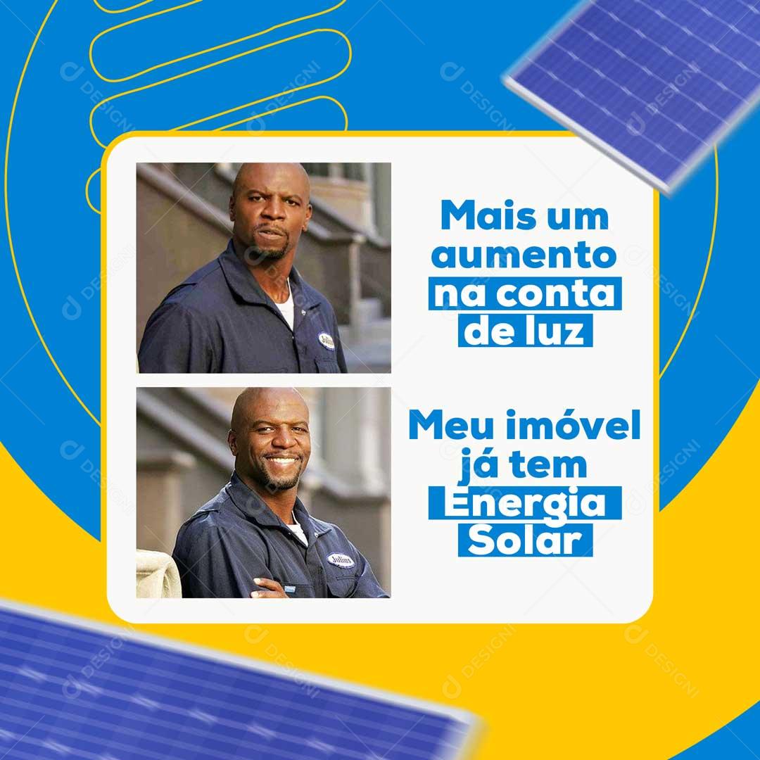 Mais Um Aumento Na Conta De Luz Social Media PSD Editável