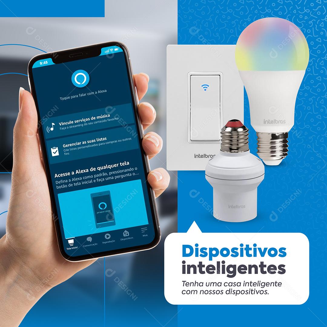 Dispositivos Inteligentes Social Media PSD Editável