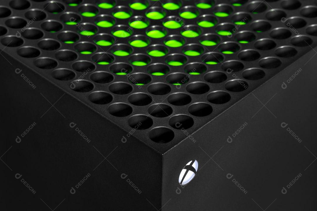 Controlador de Console de Jogos Preto Imagem JPG