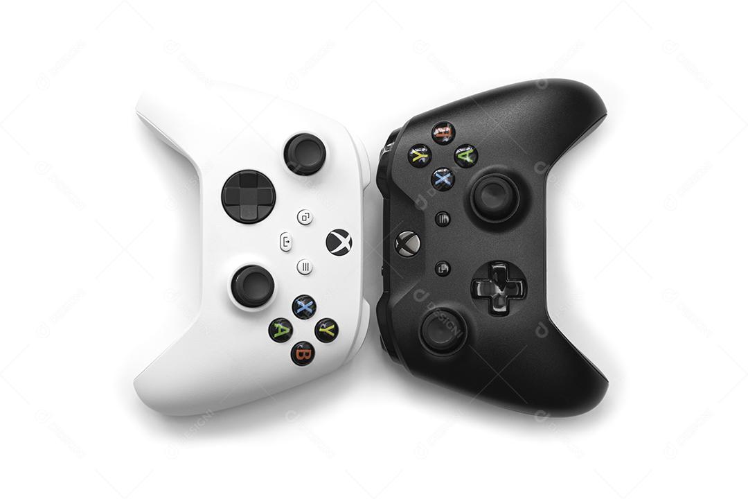 Controlador de Jogos de Última Geração Com Foco de Luz Imagem JPG