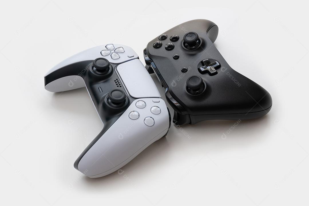 Controlador de Jogos de Última Geração Com Foco de Luz Imagem JPG