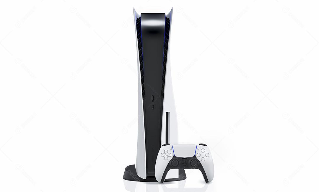 Controlador de Jogos de Última Geração Com Foco de Luz Imagem JPG