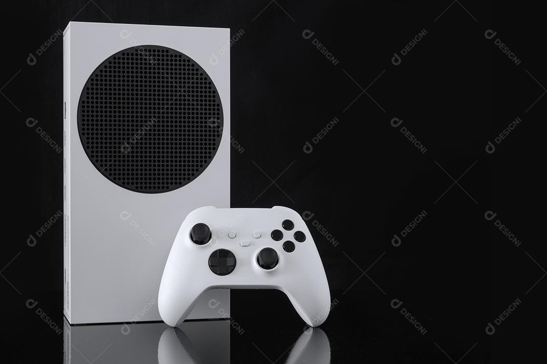 Controlador de Jogos de Última Geração Com Foco de Luz Imagem JPG