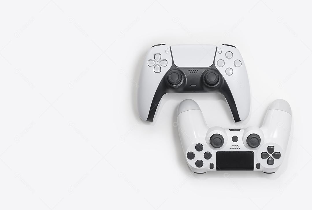 Controlador de Jogos de Última Geração Com Foco de Luz Imagem JPG