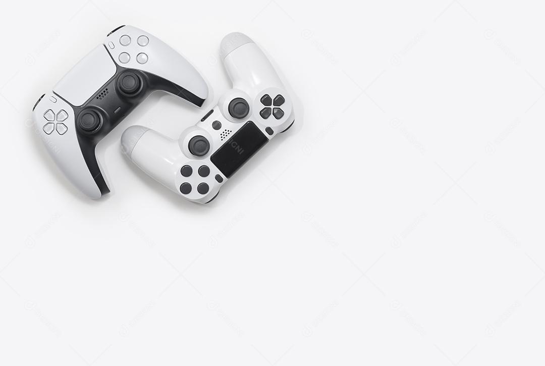 Controlador de Jogos de Última Geração Com Foco de Luz Imagem JPG