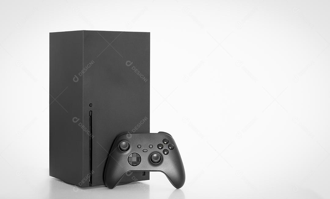 Controlador de Jogos de Última Geração Com Foco de Luz Imagem JPG