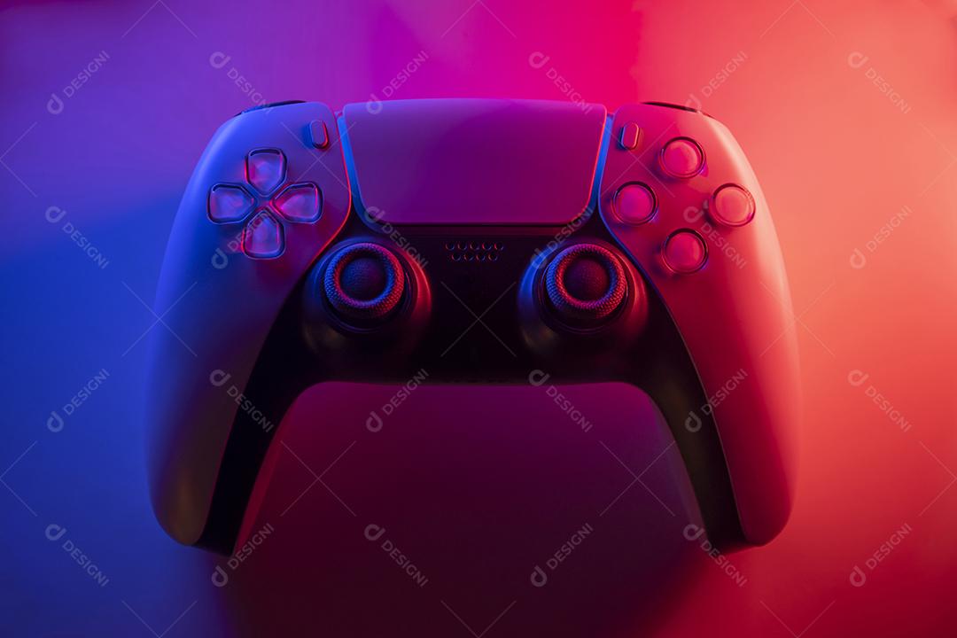 Controlador de Jogos de Última Geração Com Foco de Luz Imagem JPG
