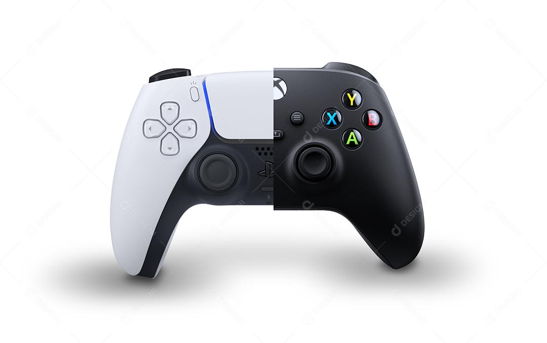 Controlador de Jogos de Última Geração Com Foco de Luz Imagem JPG