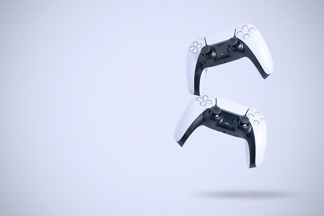 Controlador de Jogos de Última Geração Com Foco de Luz Imagem JPG