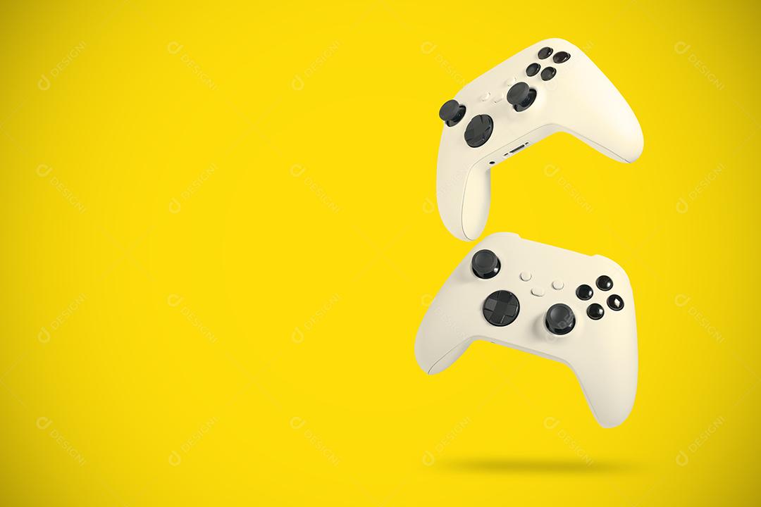 Controlador de Jogos de Última Geração Com Foco de Luz Imagem JPG