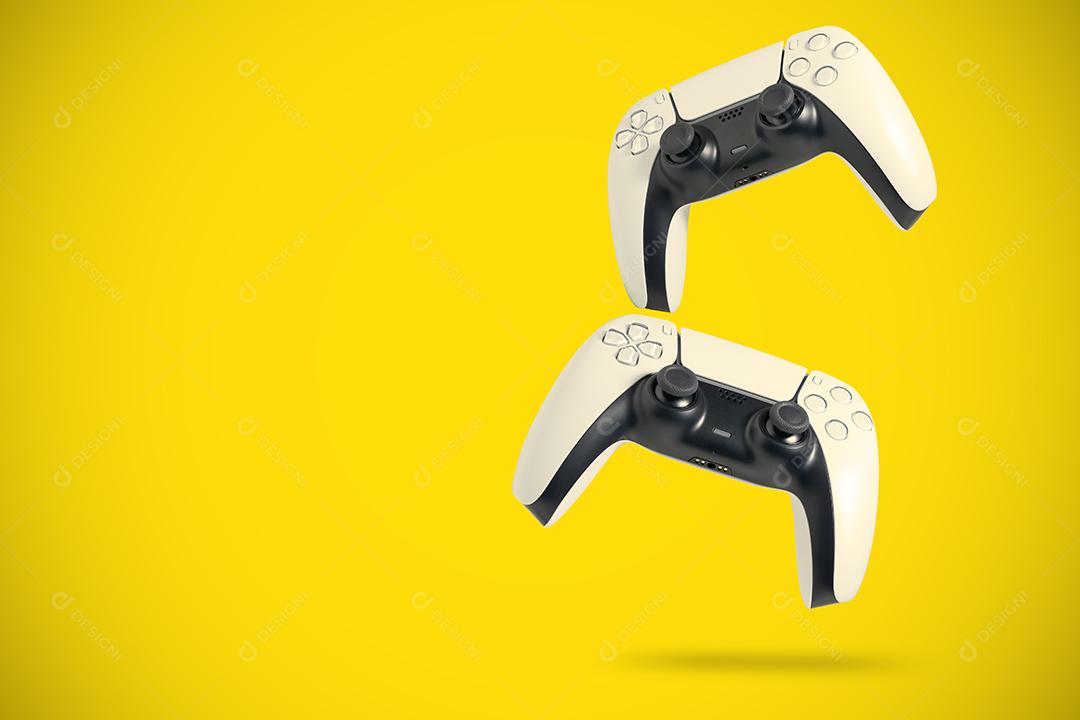Controlador de Jogos de Última Geração Com Foco de Luz Imagem JPG