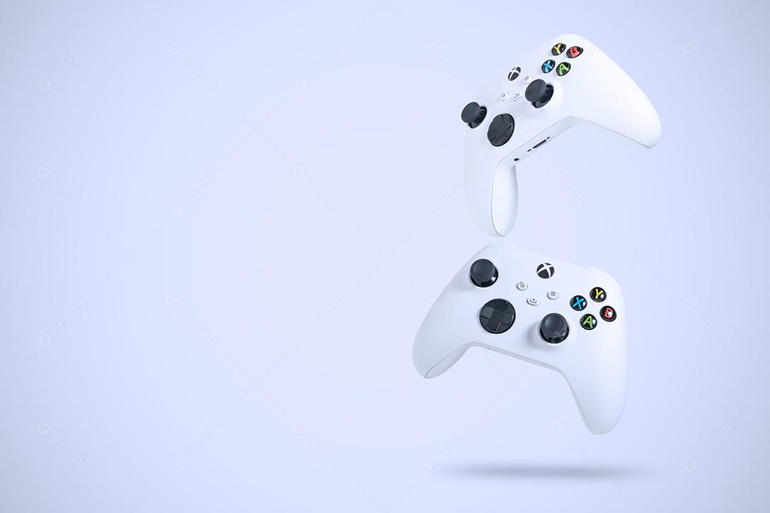 Controlador de Jogos de Última Geração Com Foco de Luz Imagem JPG