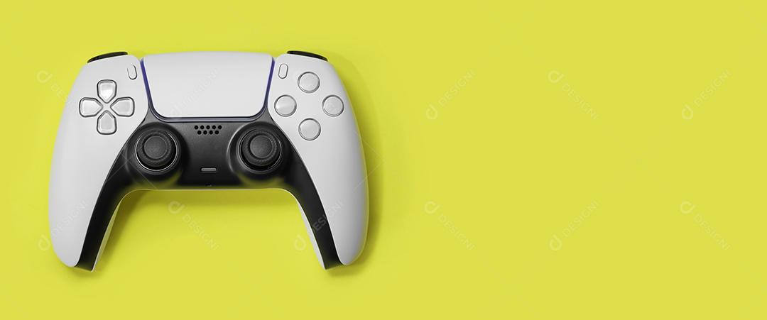 Controlador de Jogos de Última Geração Com Foco de Luz Imagem JPG