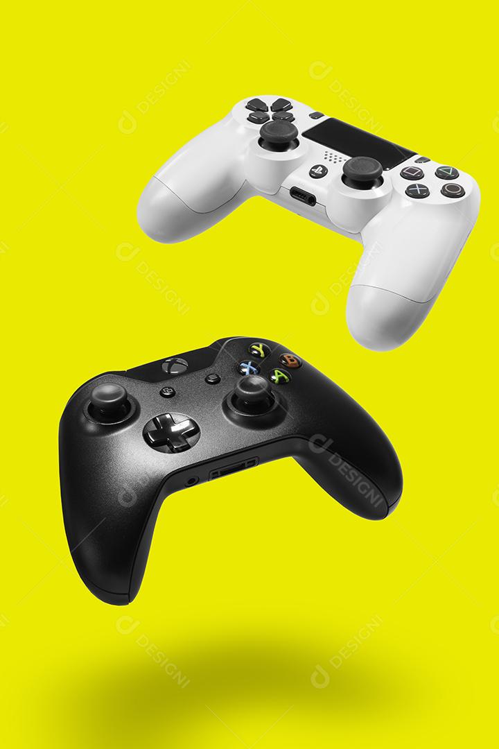 Controlador de Jogos de Última Geração Com Foco de Luz Imagem JPG