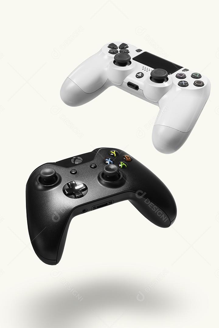 Controlador de Jogos de Última Geração Com Foco de Luz Imagem JPG