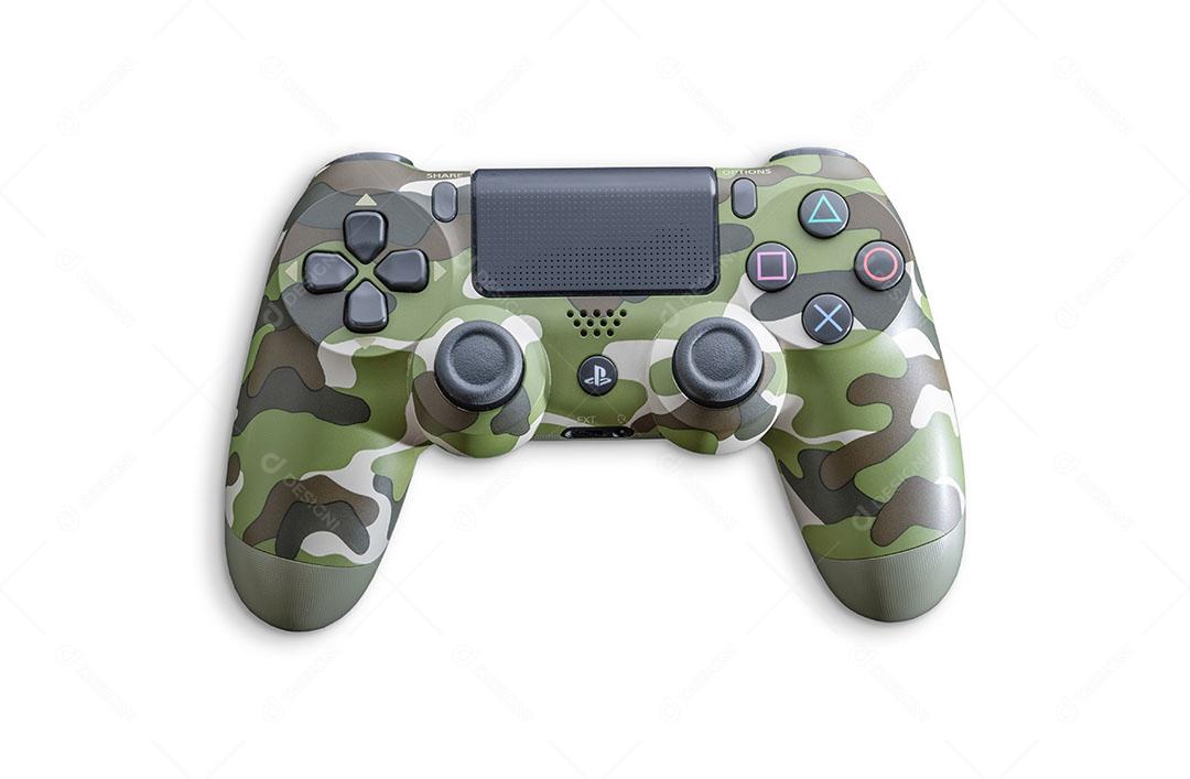 Vista superior do Camo PS4 Game Controller Imagem JPG