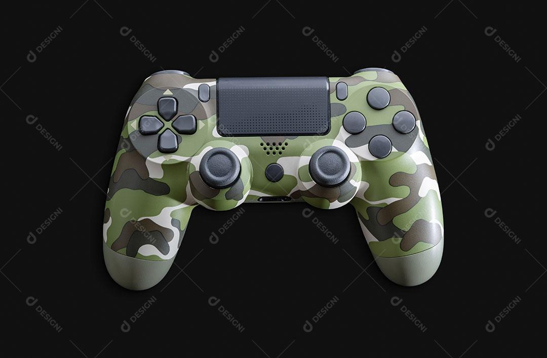 Vista superior do Camo PS4 Game Controller Imagem JPG