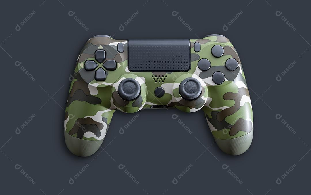 Vista superior do Camo PS4 Game Controller Imagem JPG