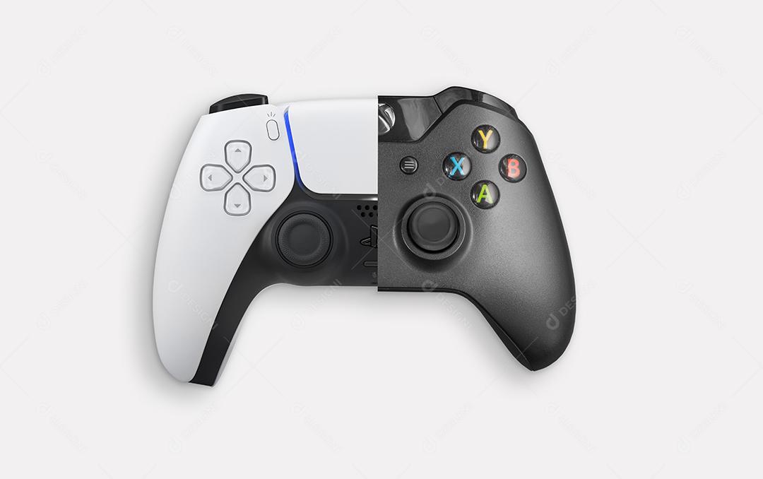 Controlador de Jogos de Última Geração Com Foco de Luz Imagem JPG