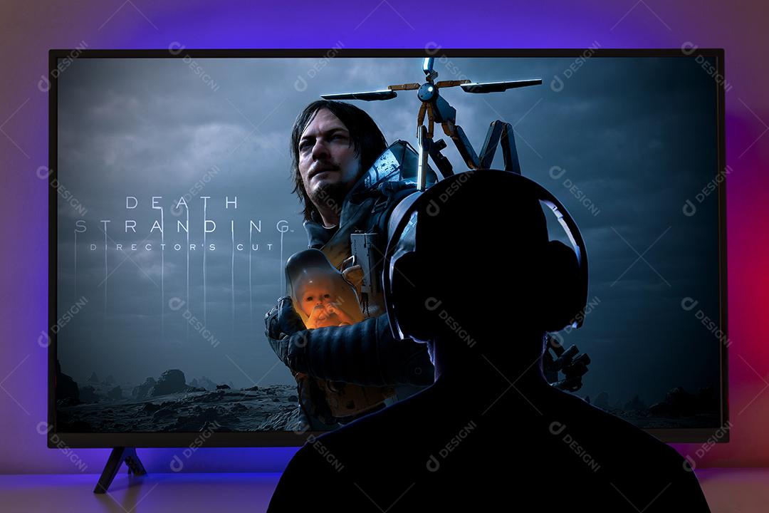 Homem Interpreta o Novo Death Stranding Diretores Cut Imagem JPG