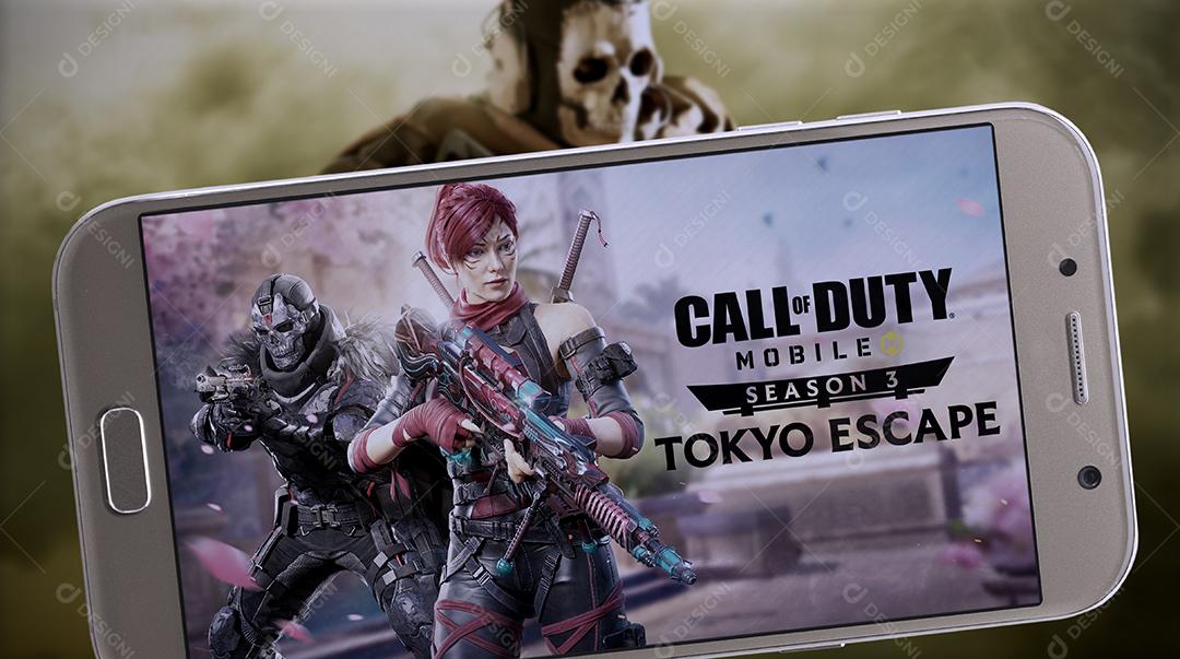 Homem Joga Call Of Duty Season 3 Imagem JPG