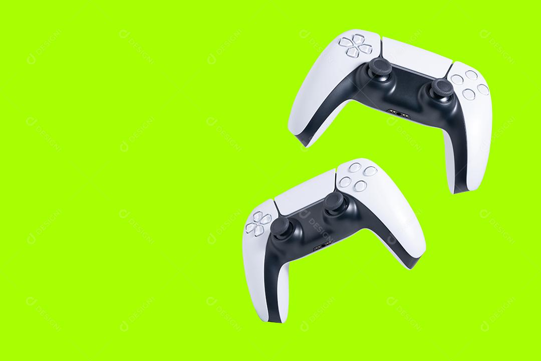 Foto Controladores de Jogos Isolados Com Tela Verde para Corte ou Recorte