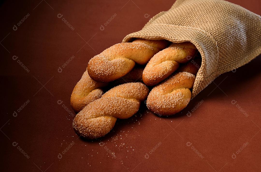 Biscoito Torcido Tradicional da Culinária Brasileira Imagem JPG