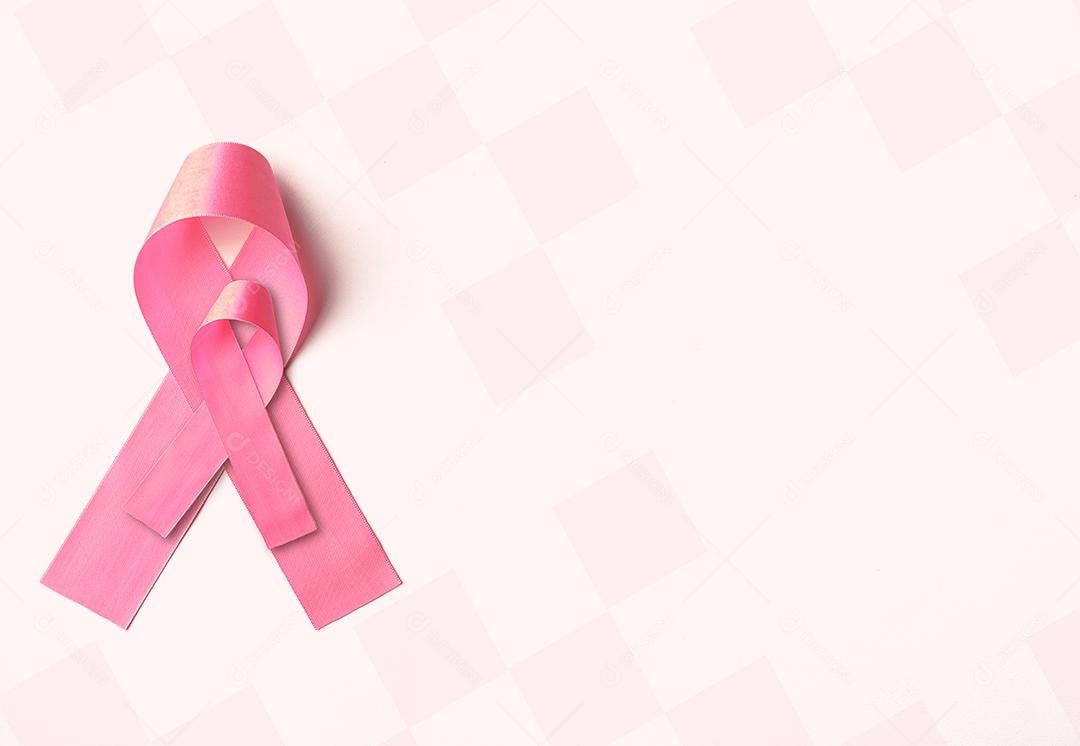 Fita Rosa Simbolizando a Luta Contra o Cancer Em Outubro Imagem JPG