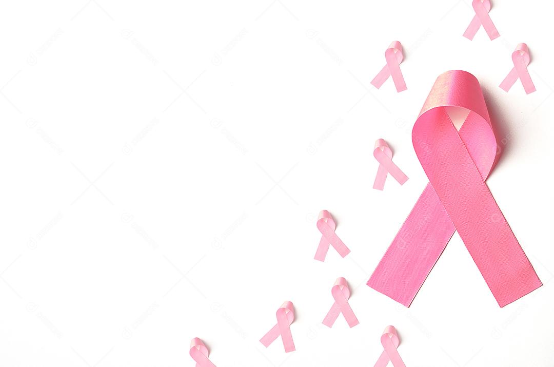 Fita Rosa Simbolizando a Luta Contra o Cancer Em Outubro Imagem JPG