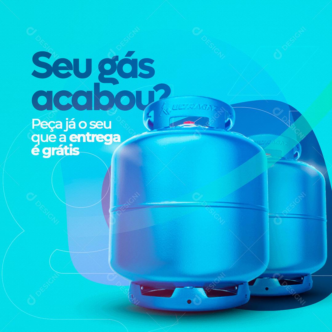 Social Media Your Gas Is Over Editable PSD