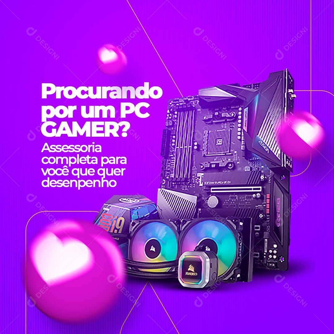 Social Media Loja De Eletrônicos e Celulares PC PSD Editável