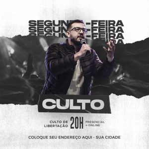 Culto de Segunda Feira Social Media PSD Editável