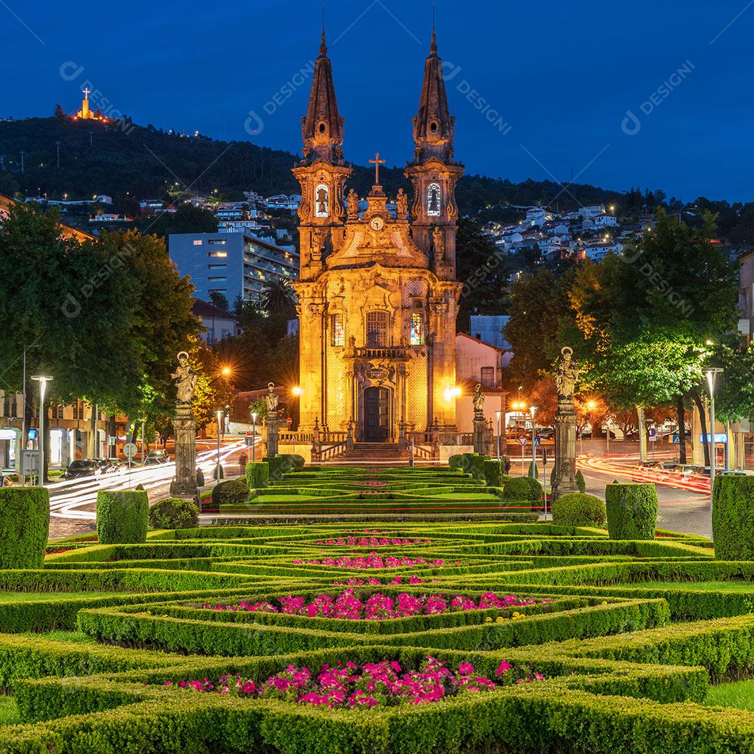 Foto Jardins do Santuário do Bom Jesus do Monte Em Braga Portugal Património Mundial