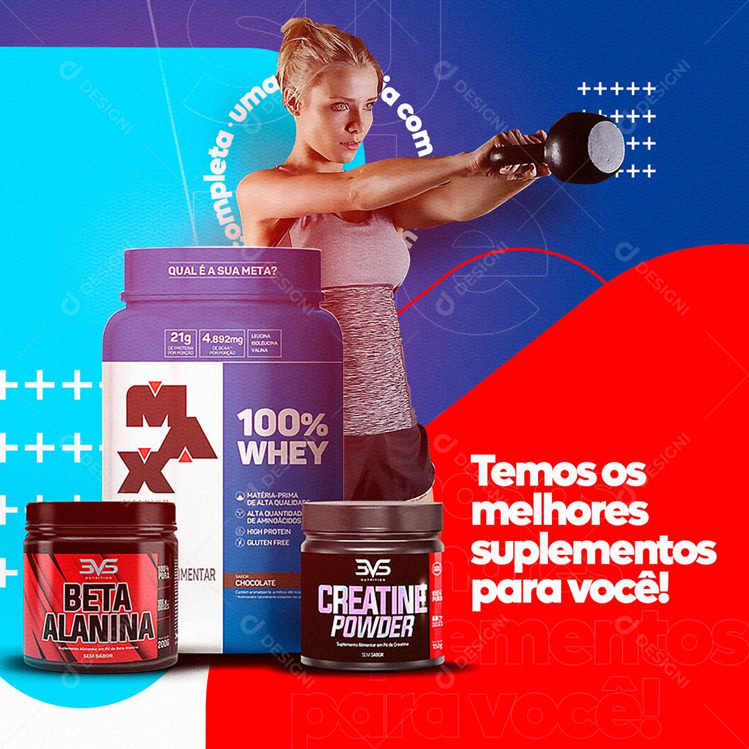 Fámarcias Temos Os Melhores Suplementos Para Você Social Media PSD Editável