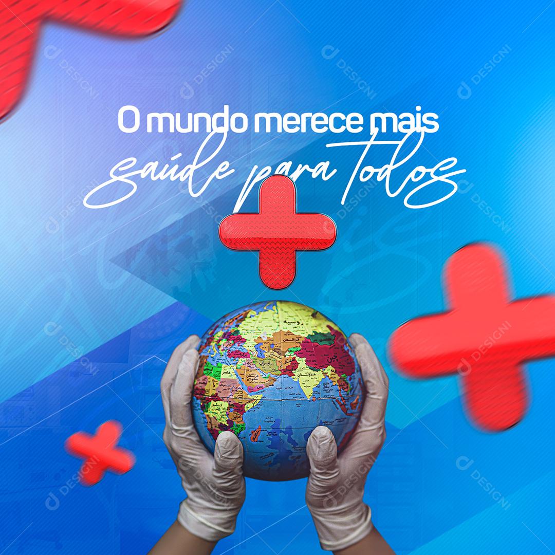 Clinic The World Deserves More Health for All Social Media Editable PSD