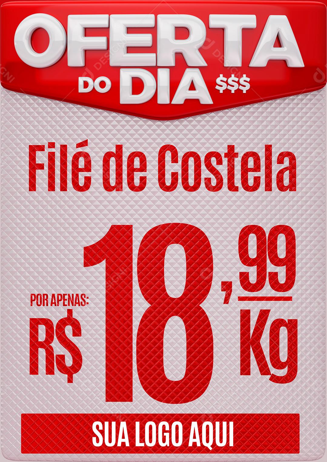 Social Media Ofertas Do Dia Filé De Costela PSD Editável