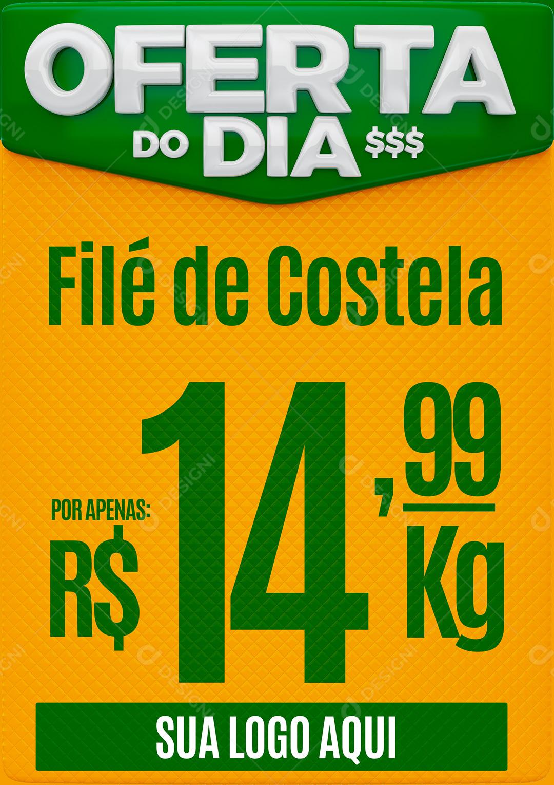 Social Media Ofertas Do Dia Preço PSD Editável