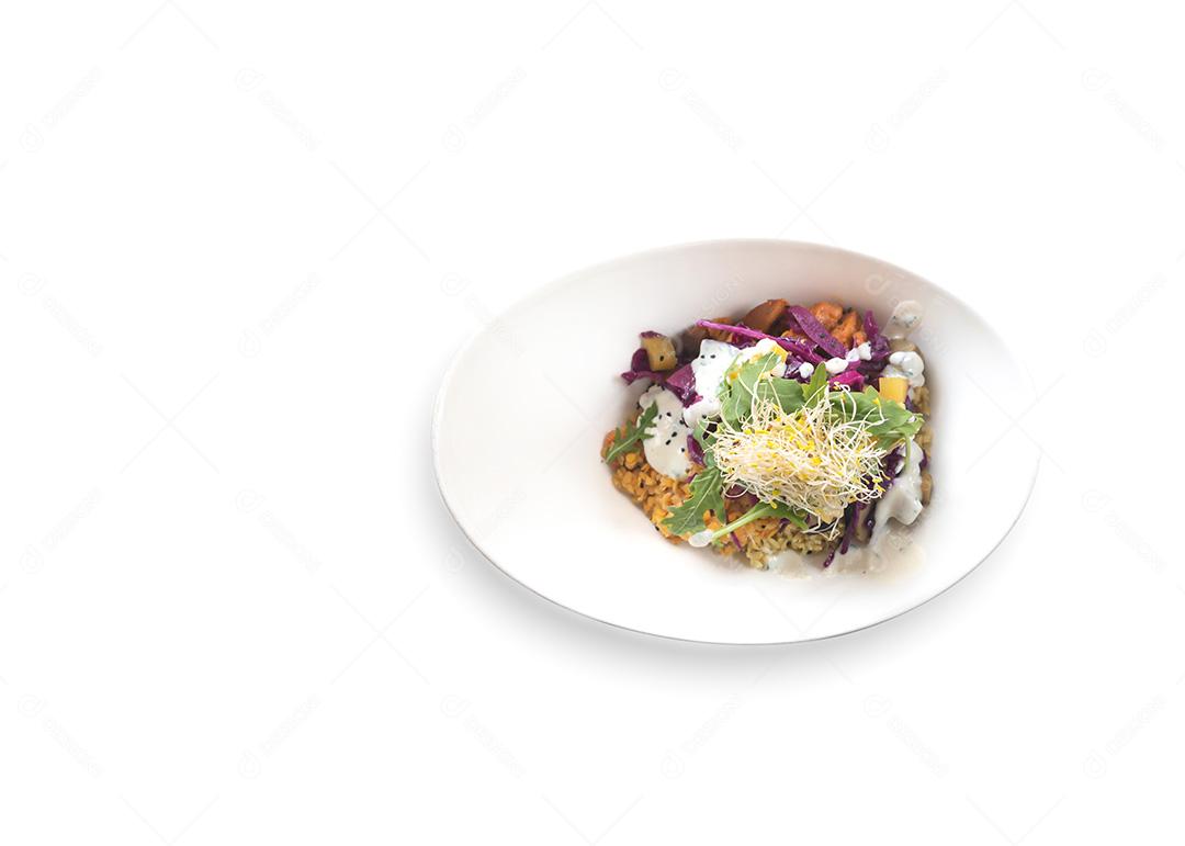 Prato De Salada Gourmet Imagem JPG
