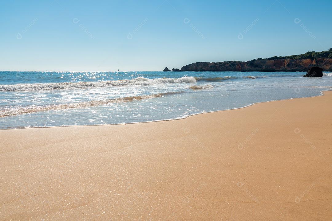 Praia De Alvor No Algarve Imagem JPG