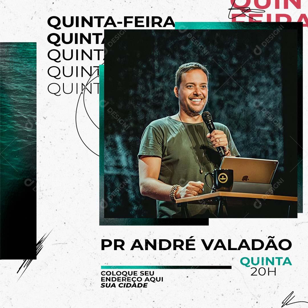 Culto De Quinta Feira Social Media PSD Editável