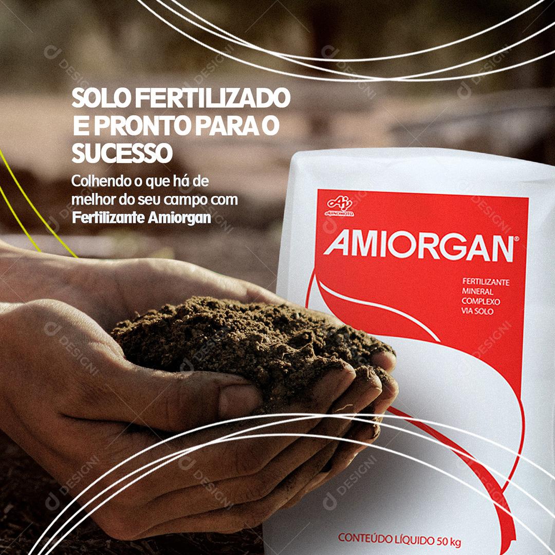 Social Media Fertilizantes Pronto Para O Sucesso PSD Editável