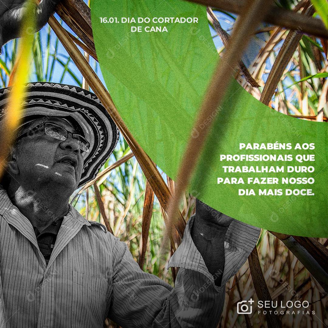 Dia Do Cortador De Cana 16 Janeiro Social Media PSD Editável