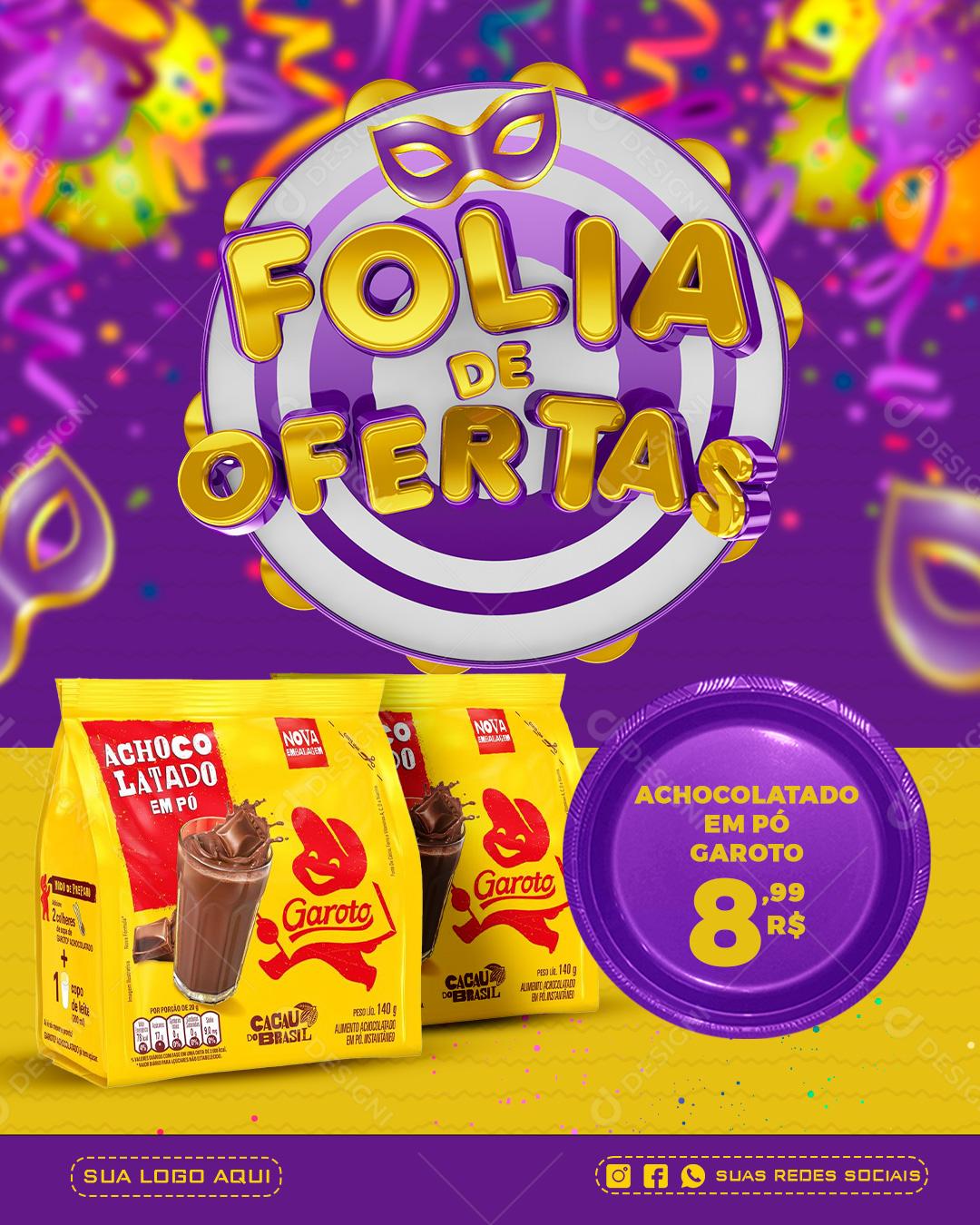 Folia De Ofertas Promoção Social Media PSD Editável PSD Editável