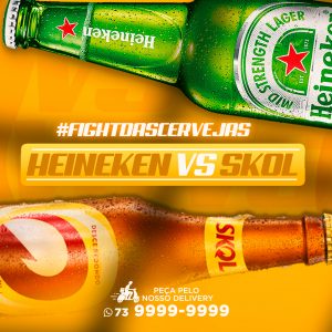 Heineken Vs Skol Qual Vence Social Media PSD Editável