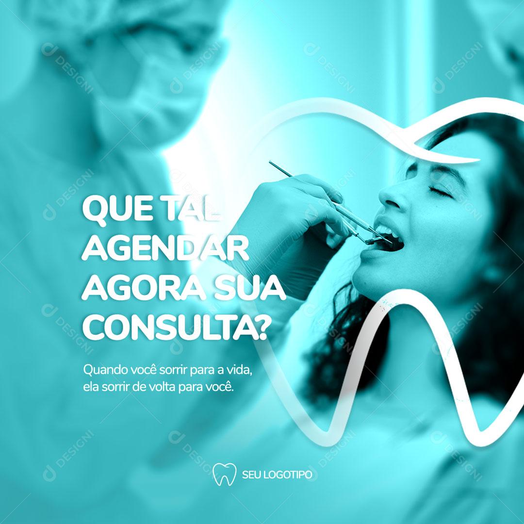 Que Tal Agender Agora Sua Consulta? Social Media PSD Editável