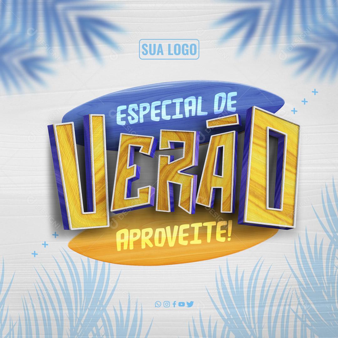 Especial De Verão Aproveite Social Media PSD Editável