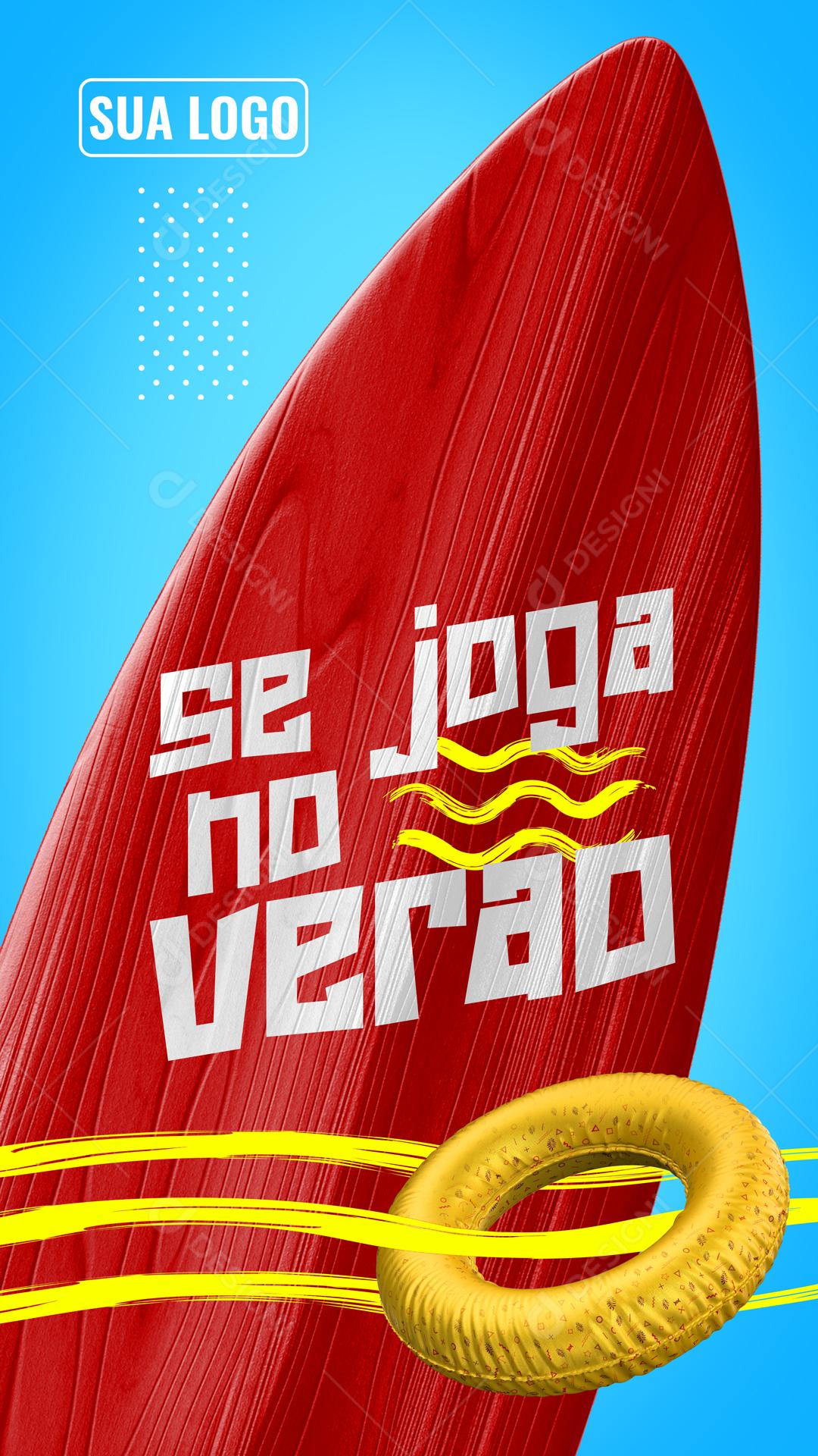 Se Joga No Verão Story Social Media PSD Editável