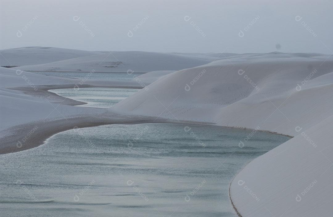 Vista Do Parque Nacional Dos Lençóis Maranhão Imagem JPG