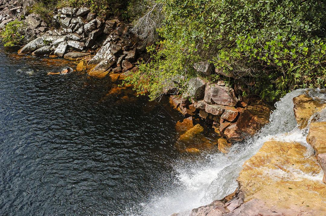 Vista Da Cachoeira Do Diabo Imagem Da Chapada Diamantina JPG